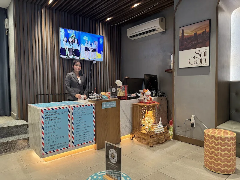 VIP 이발소 호치민 이발소 매장 분위기